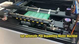 Machine entièrement automatique de routeur de dépannage de PCB PCBA avec collecte automatique de plateaux