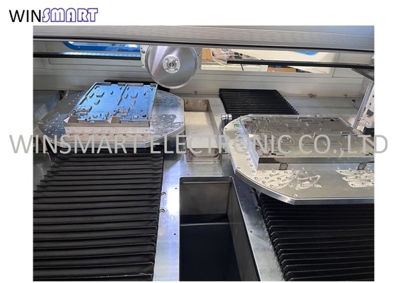 Machine de dépannage de PCB à double table V avec lame de scie ou bits de routage