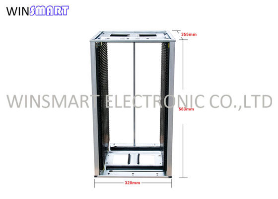 Taille antistatique durable 355x320x563mm de porte-magazines de carte PCB de SMT ESD de pliage