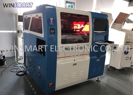 Un bon prix. Machine de carte PCB Depaneling de laser du contrôle 600x600mm de PC appropriée à FPC en ligne