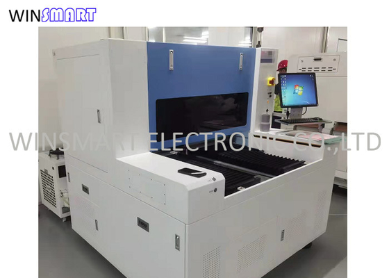 Machine semi-automatique de Depaneling de carte PCB de laser de Tableau double sans effort