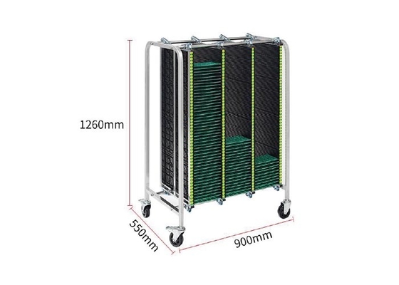Un bon prix. L'anti stockage statique de carte PCB d'ESD étire le chariot réglable à agrafe de couleur noire en ligne
