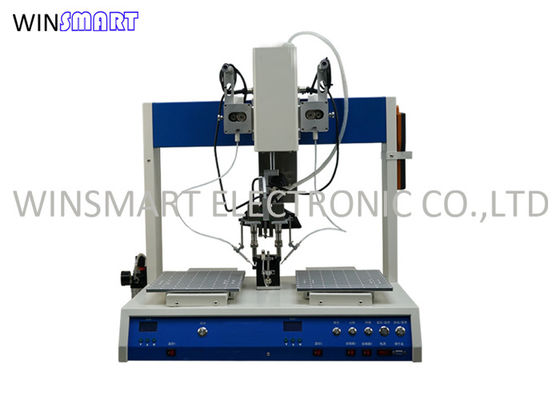machine de soudure robotique de 50Hz 60Hz, double tête de soudure de bureau de robot